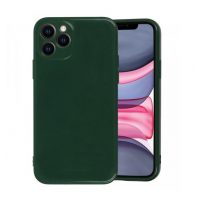 Silikonový kryt pro iPhone 12 Mini - Tmavě zelený