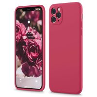 Silikonový kryt pro iPhone 11 Pro Max - Tmavě růžový