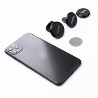 TOPK nalepovací magnetický držák na mobil - černá