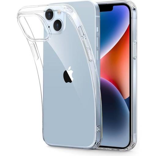 Foto - Silikonový kryt pro iPhone 13 - Průhledný