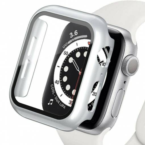 Foto - Ochranný kryt pro Apple Watch - Stříbrný, 40 mm