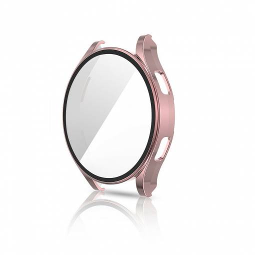 Foto - Ochranný kryt pro Samsung Galaxy Watch 4 - Lesklý růžový, 44 mm