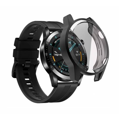 Foto - Ochranný kryt pro Huawei Watch GT 2 - Černý, 46 mm