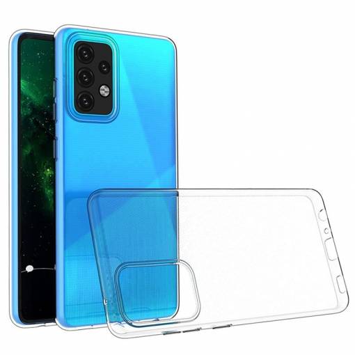 Foto - Silikonový kryt pro Samsung Galaxy A52 a A52s - Průhledný