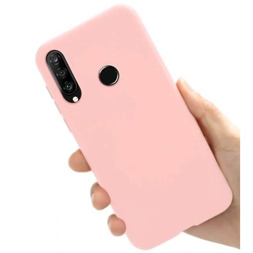 Foto - Silikonový kryt pro Huawei P30 Lite - Růžový