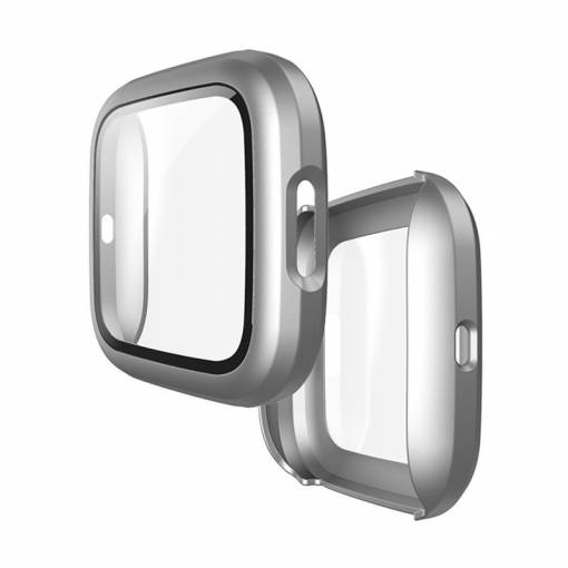 Foto - Ochranný kryt pro Fitbit Versa 2 - Stříbrný