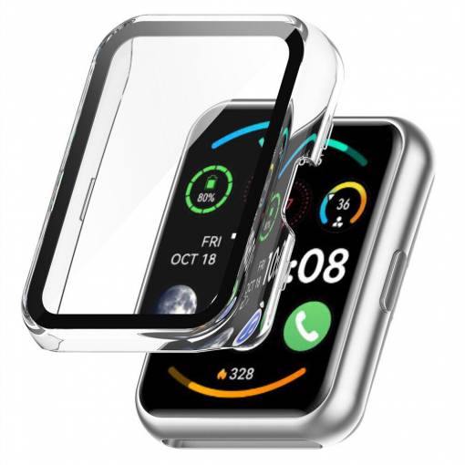Foto - Ochranný kryt pro Huawei Watch Fit 2 - Transparentní