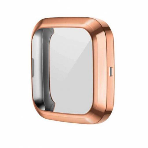 Foto - Silikonový kryt pro Fitbit Versa 2 - Růžově zlatý