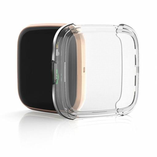 Foto - Silikonový kryt pro Fitbit Versa 2 - Transparentní