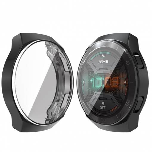 Foto - Silikonový kryt pro Huawei Watch GT 2e - Černý