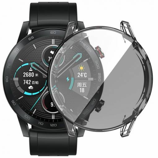 Foto - Silikonový kryt pro Honor Watch Magic 2 46 mm - Transparentní