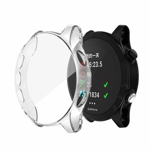 Foto - Silikonový kryt pro Garmin Forerunner 935 - Transparentní