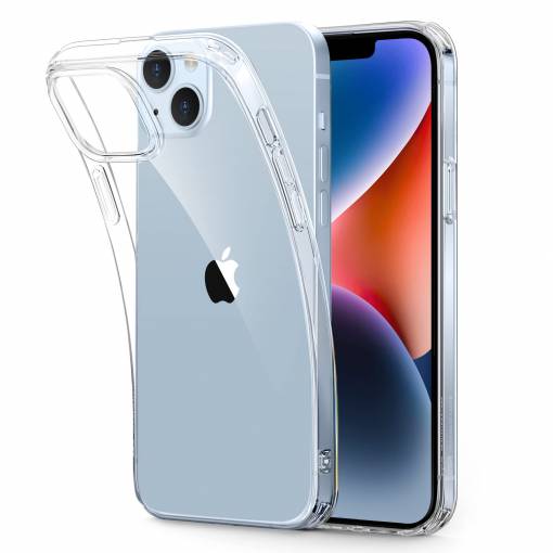 Foto - Silikonový kryt pro iPhone 14 - Průhledný