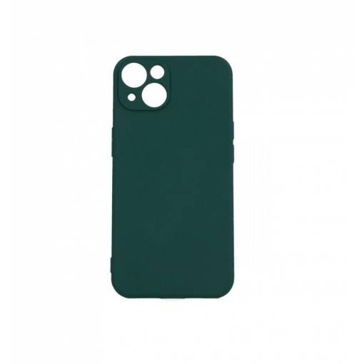 Foto - Silikonový kryt pro iPhone 14 - Tmavě zelený