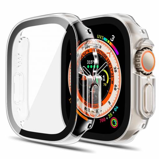 Foto - Ochranný kryt pro Apple Watch Ultra - Transparentní, 49 mm