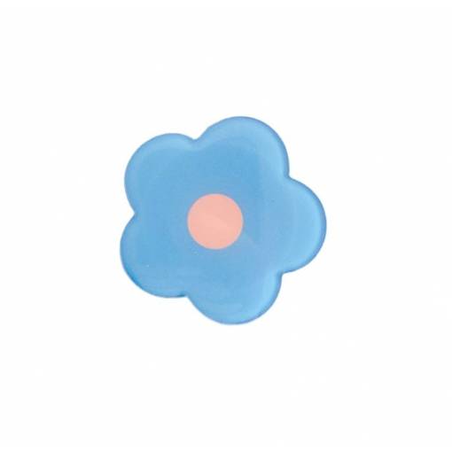 Foto - Pop Socket držák na mobilní telefon - Květina, modrá