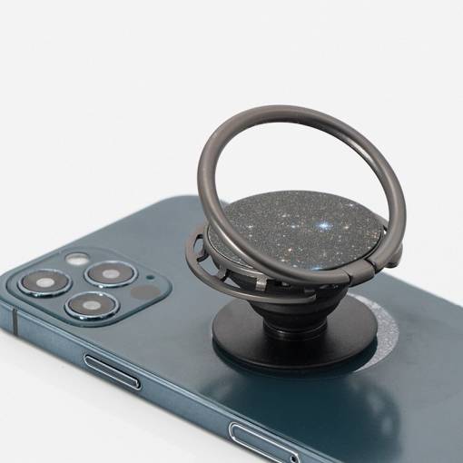 Foto - Pop Socket držák na mobilní telefon - Galaxie, černá