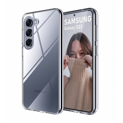 Foto - Silikonový kryt pro Samsung Galaxy S23 5G - Transparentní
