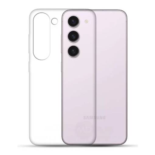 Foto - Silikonový kryt pro Samsung Galaxy S23 5G - Průhledný