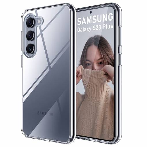 Foto - Silikonový kryt pro Samsung Galaxy S23 Plus 5G - Průhledný