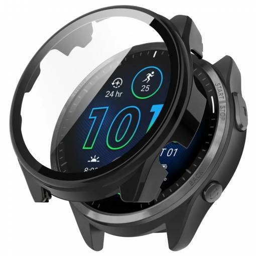 Foto - Ochranný kryt pro Garmin Forerunner 965 - Černý