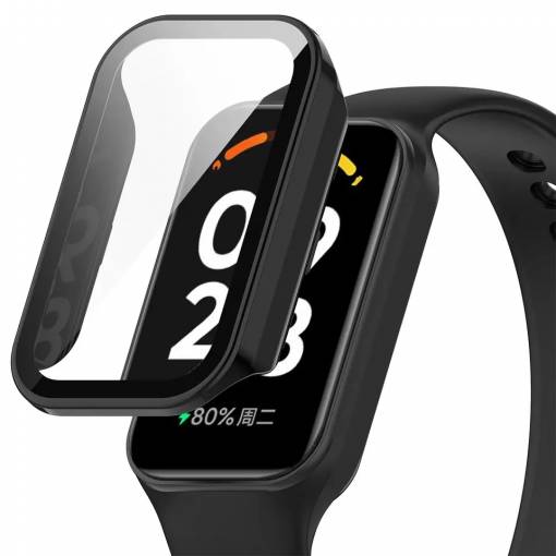 Foto - Ochranný kryt pro Redmi Smart Band 2 GL a Amazfit Band 7 - Černý