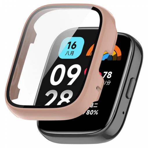 Foto - Ochranný kryt pro Redmi Watch 3 Active - Růžový