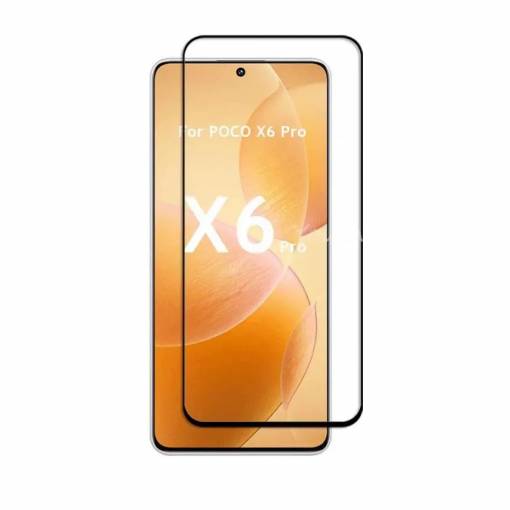 Foto - Ochranné sklo pro Xiaomi Poco X6 Pro 5G - Černé