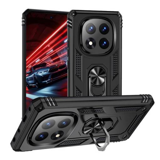 Foto - Armor silikonový kryt pro Xiaomi Redmi Note 14 Pro 5G a Xiaomi Redmi Note 14 Pro+ - Černý