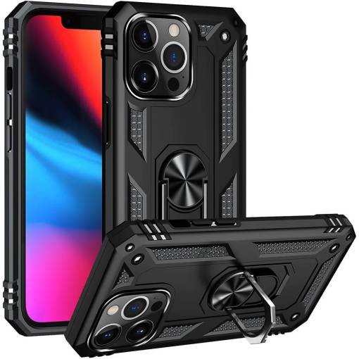Foto - Armor silikonový kryt pro iPhone 13 Pro - Černý