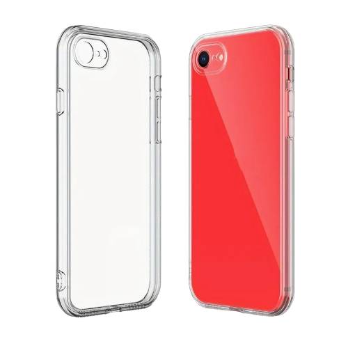 Foto - Silikonový kryt pro iPhone 16E - Průhledný