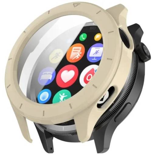 Foto - Ochranný kryt pro Xiaomi Watch S4 - Béžový