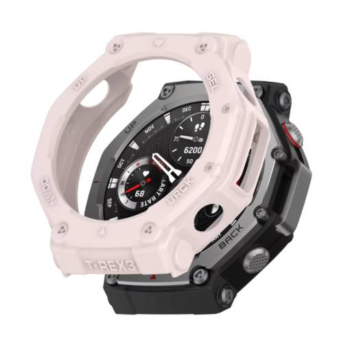 Foto - Silikonový rámeček pro Amazfit T-Rex 3 - Růžový