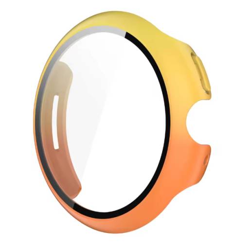 Foto - Silikonový kryt pro Google Pixel Watch 3, 45 mm - Oranžovo žlutý