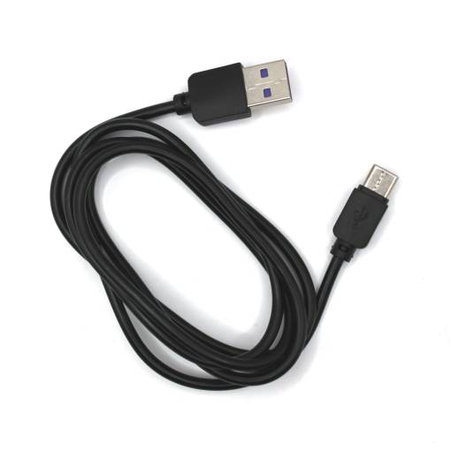 Foto - Datový a nabíjecí kabel USB-C/USB-A, 1m, černý