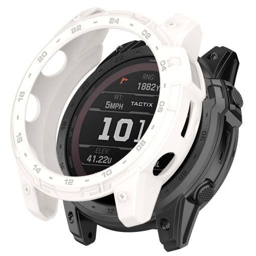 Foto - Silikonový rámeček pro Garmin Enduro 2 a Garmin Tactix 7 - Bílý