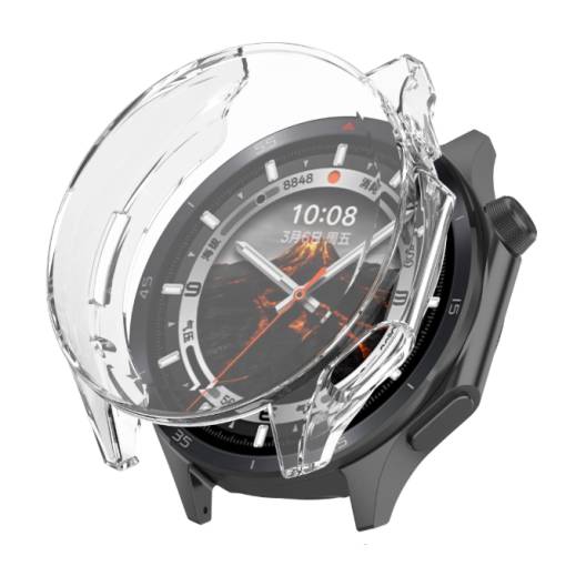 Foto - Silikonový kryt pro Oppo Watch X2 a OnePlus Watch 3 - Transparentní