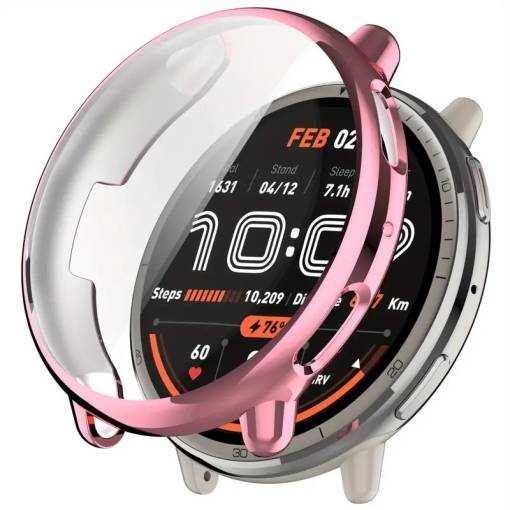 Foto - Silikonový kryt pro Amazfit Active 2 - Růžový