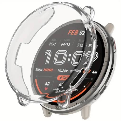 Foto - Silikonový kryt pro Amazfit Active 2 - Transparentní
