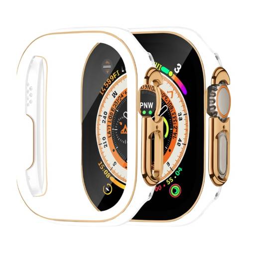 Foto - Ochranný kryt pro Apple Watch Ultra - Zlato bílý, 49 mm