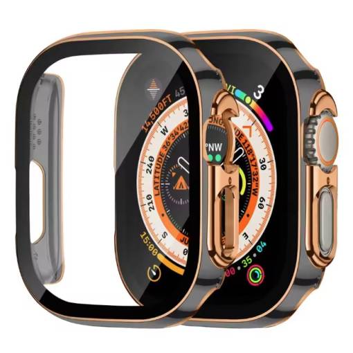 Foto - Ochranný kryt pro Apple Watch Ultra - Zlato černý, 49 mm
