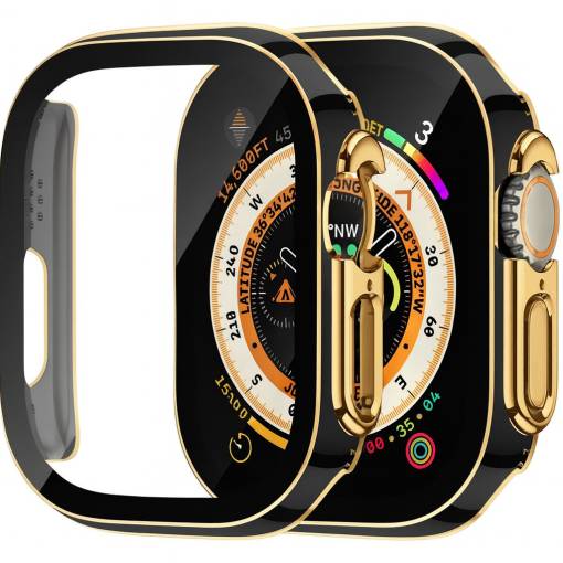 Foto - Ochranný kryt pro Apple Watch Ultra - Zlato černý, 49 mm