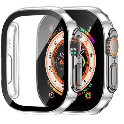 Foto - Ochranný kryt pro Apple Watch Ultra - Stříbrno bílý, 49 mm