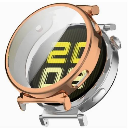 Foto - Silikonový kryt pro Huawei Watch GT5 41mm - Zlato růžový