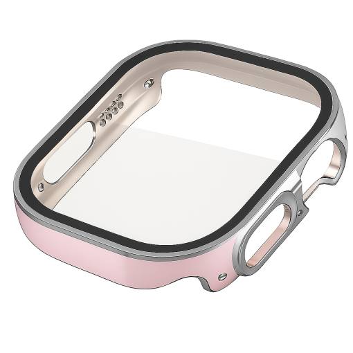 Foto - Ochranný kryt pro Apple Watch Ultra - Stříbrno růžový, 49 mm
