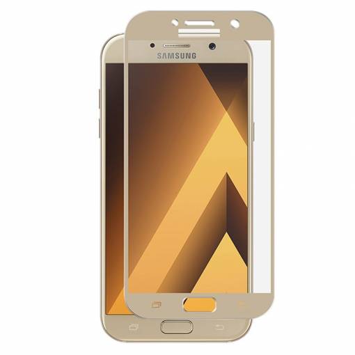 Foto - Ochranné sklo pro Samsung Galaxy A3 2017 - zlatý