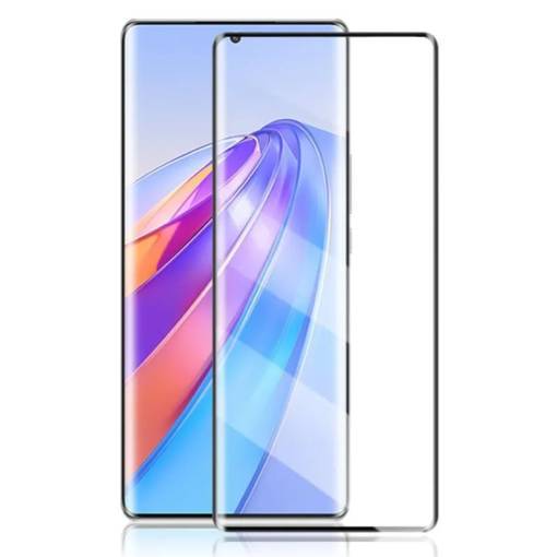 Foto - Ochranné sklo pro Honor Magic 5 Lite - Černé, zaoblené