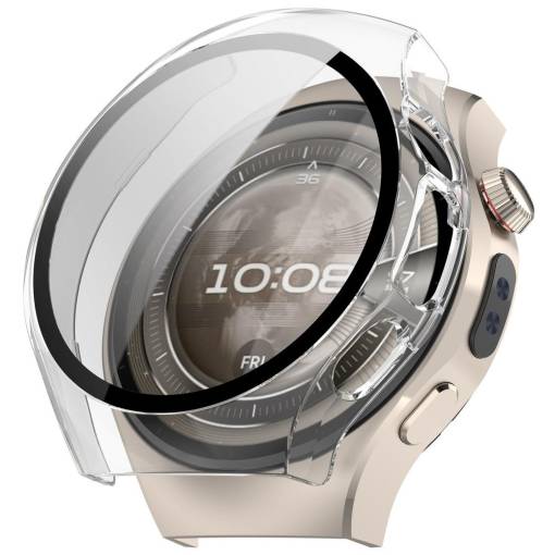 Foto - Ochranný kryt pro Huawei Watch 5 - Transparentní, 42 mm