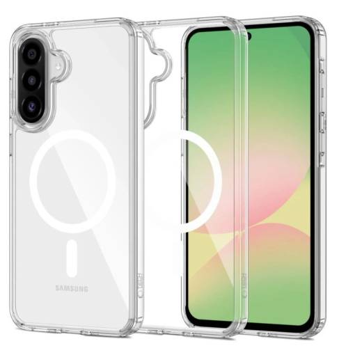 Foto - MagSafe silikonový kryt pro Samsung Galaxy A17 - Průhledný