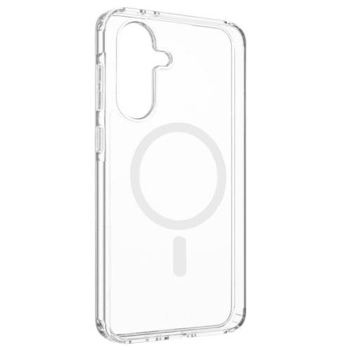 Foto - MagSafe silikonový kryt pro Samsung Galaxy A36 - Průhledný